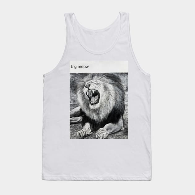 Big Meow Tank Top by Dan Bina 